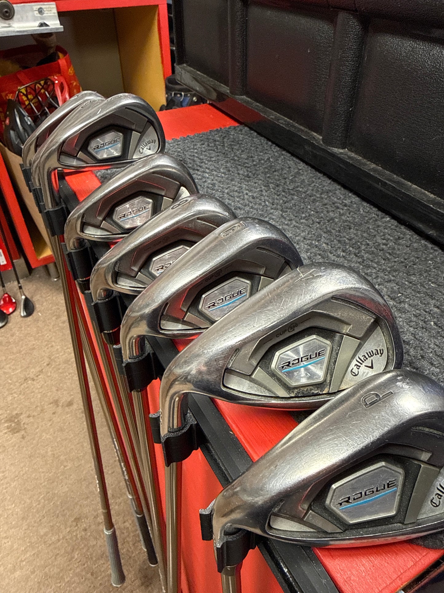 Callaway Rogue Used Iron Set 4-9 +PW & AW, LH