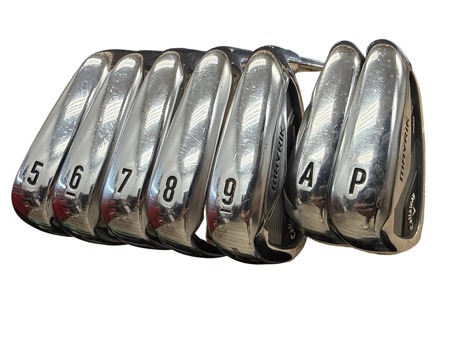 Callaway Mavrik Pro Iron Set 5-9 + AW,PW Used RH