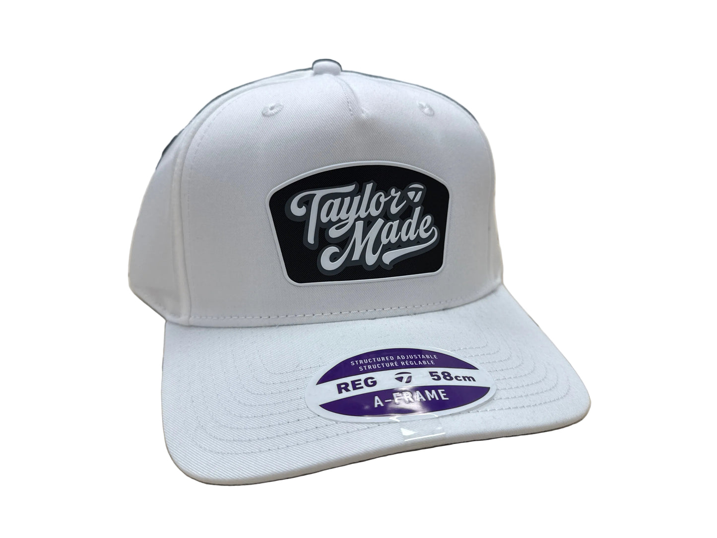 TaylorMade Golf Hat Adjustable White A Frame
