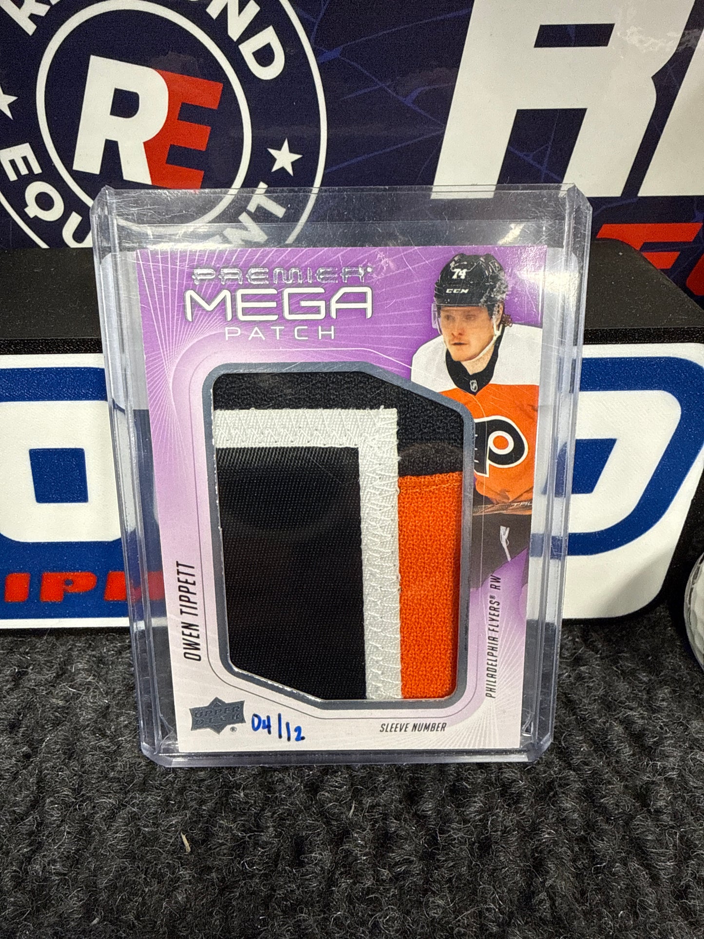 2024-25 Upper Deck Premier MEGA Sleeve Patch Owen Tippett /12