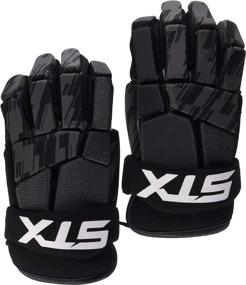 STX Stallion 75 Black Lacrosse Gloves