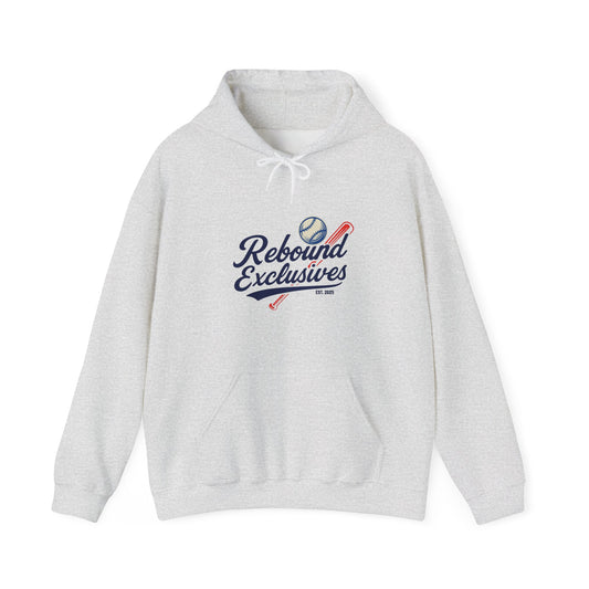 Rebound Exclusives Baseball Hooded Sweatshirt - Cozy Unisex Style for Sports Lovers