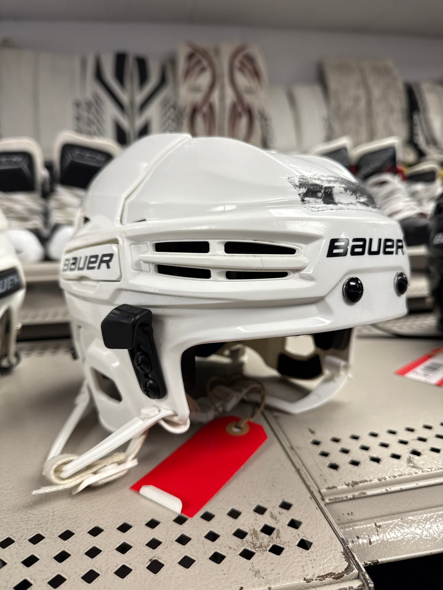 Bauer Prodigy White Hockey Helmet ONLY - Youth Used
