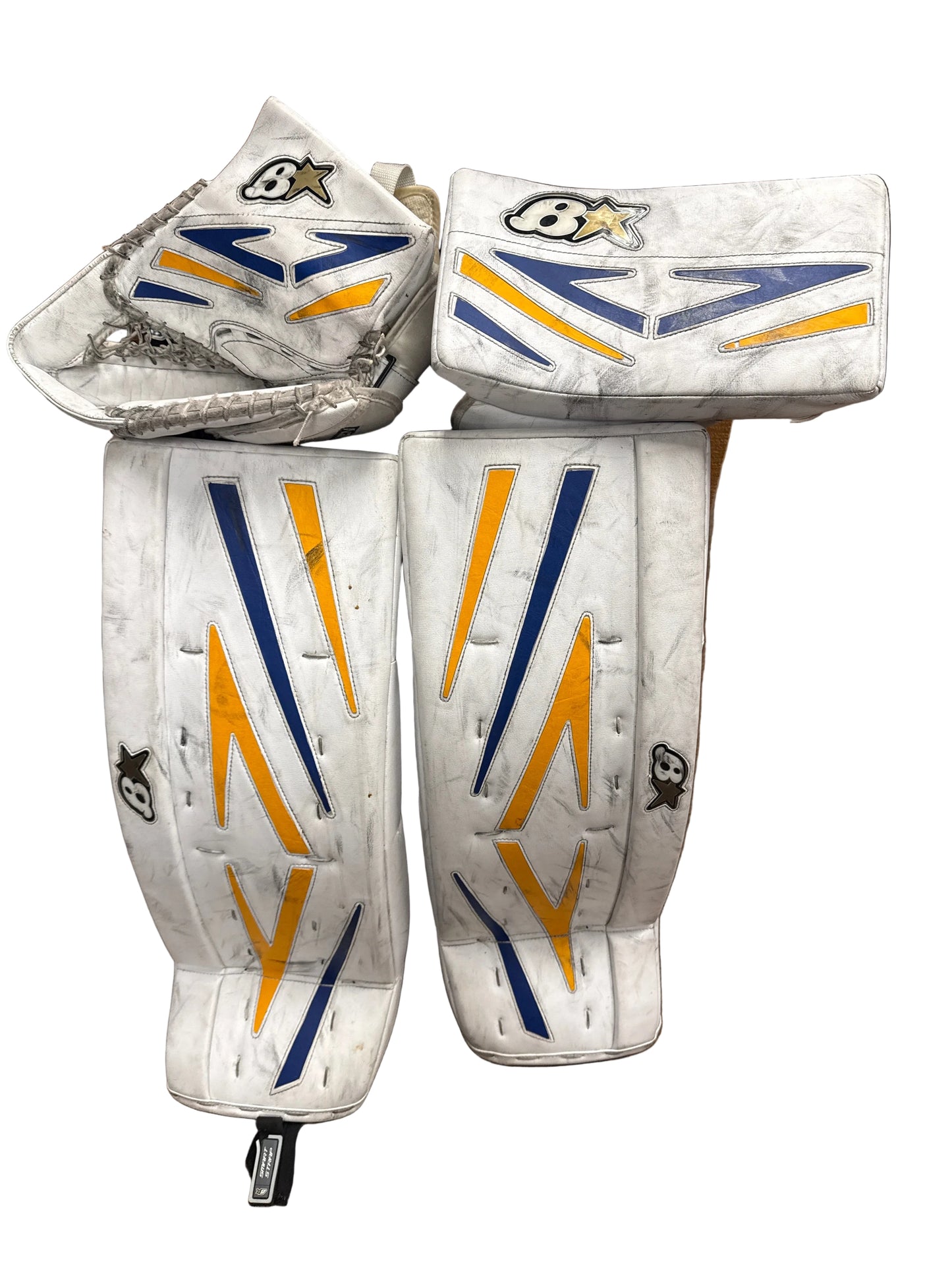 Brians NetZero Goalie Pads 29+1 + Blocker/Glove Combo Used RH