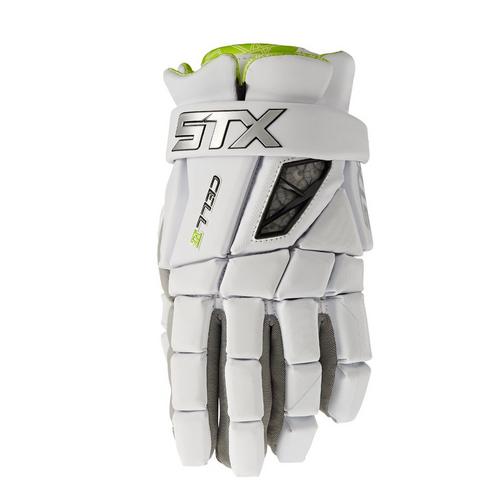 STX Cell VI White Lacrosse Gloves