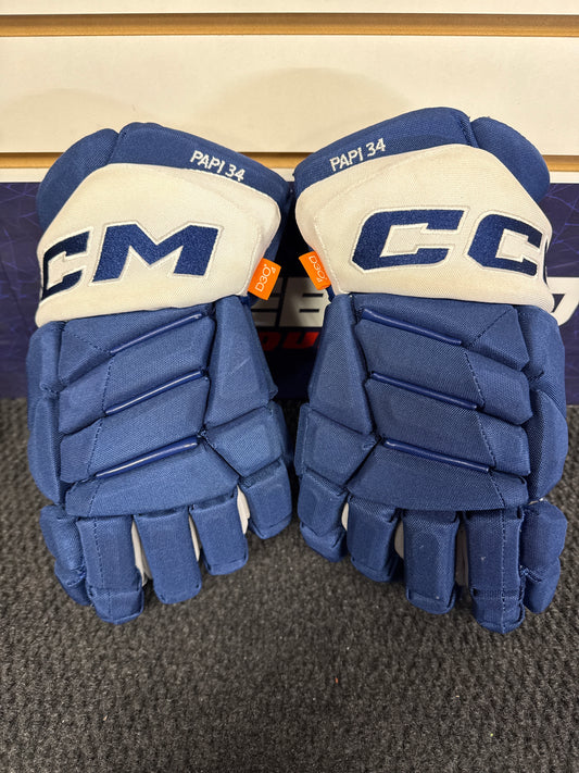 CCM Pro Stock Toronto Maple Leafs Auston Matthews Gloves 14"