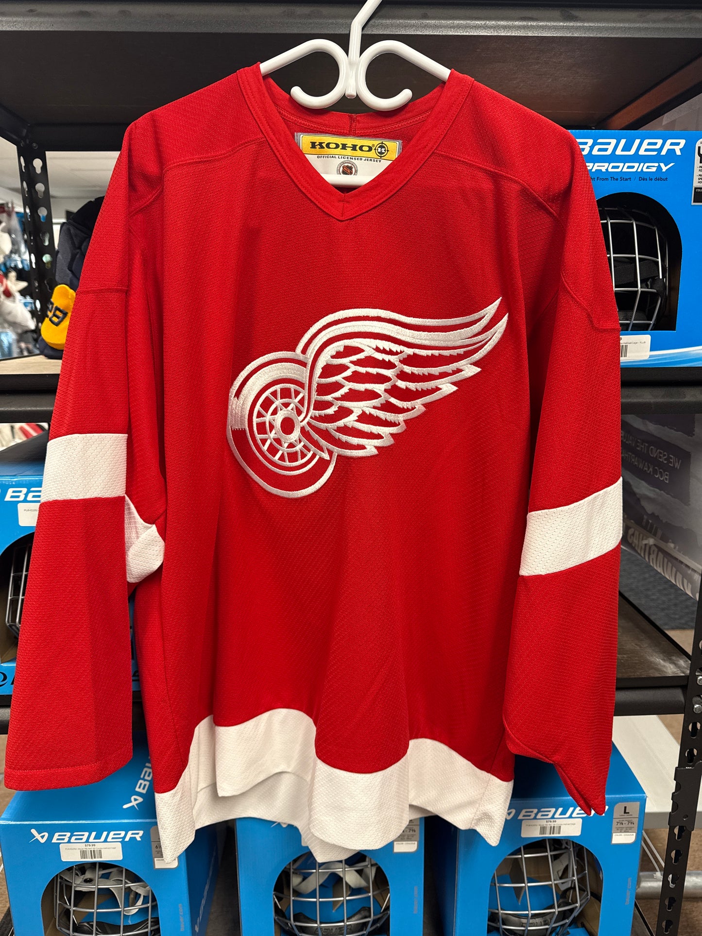 Detroit Red Wings KOHO Home Jersey Sz Large