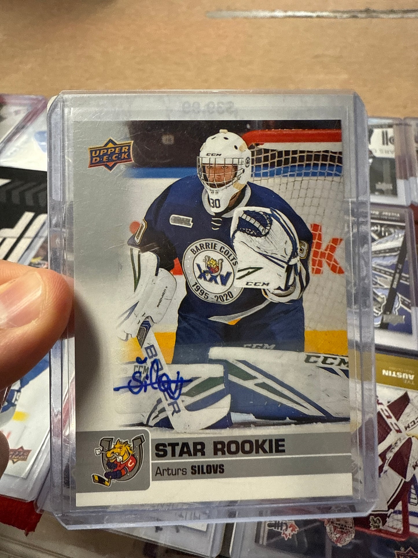 2019-20 CHL Arturs Silovs Autograph Signed