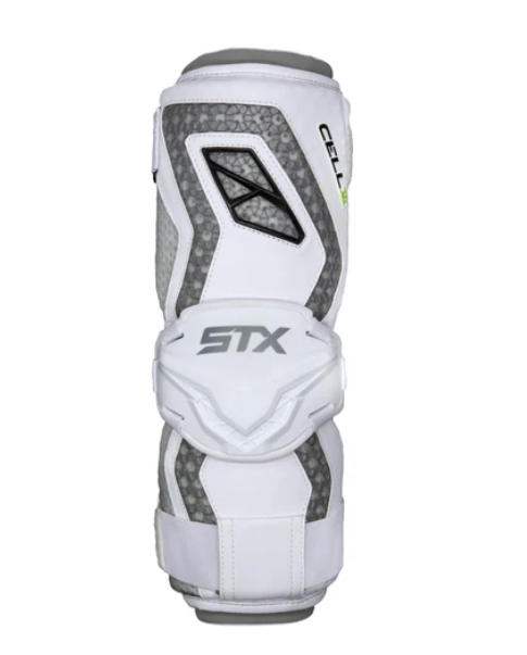 STX Cell VI Lacrosse Arm Guards White