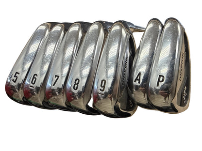 Callaway Mavrik Pro Iron Set 5-9 + AW,PW  Used RH