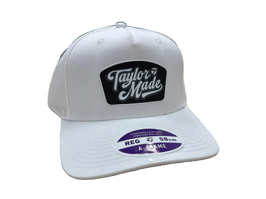 TaylorMade Golf Hat Adjustable White A Frame