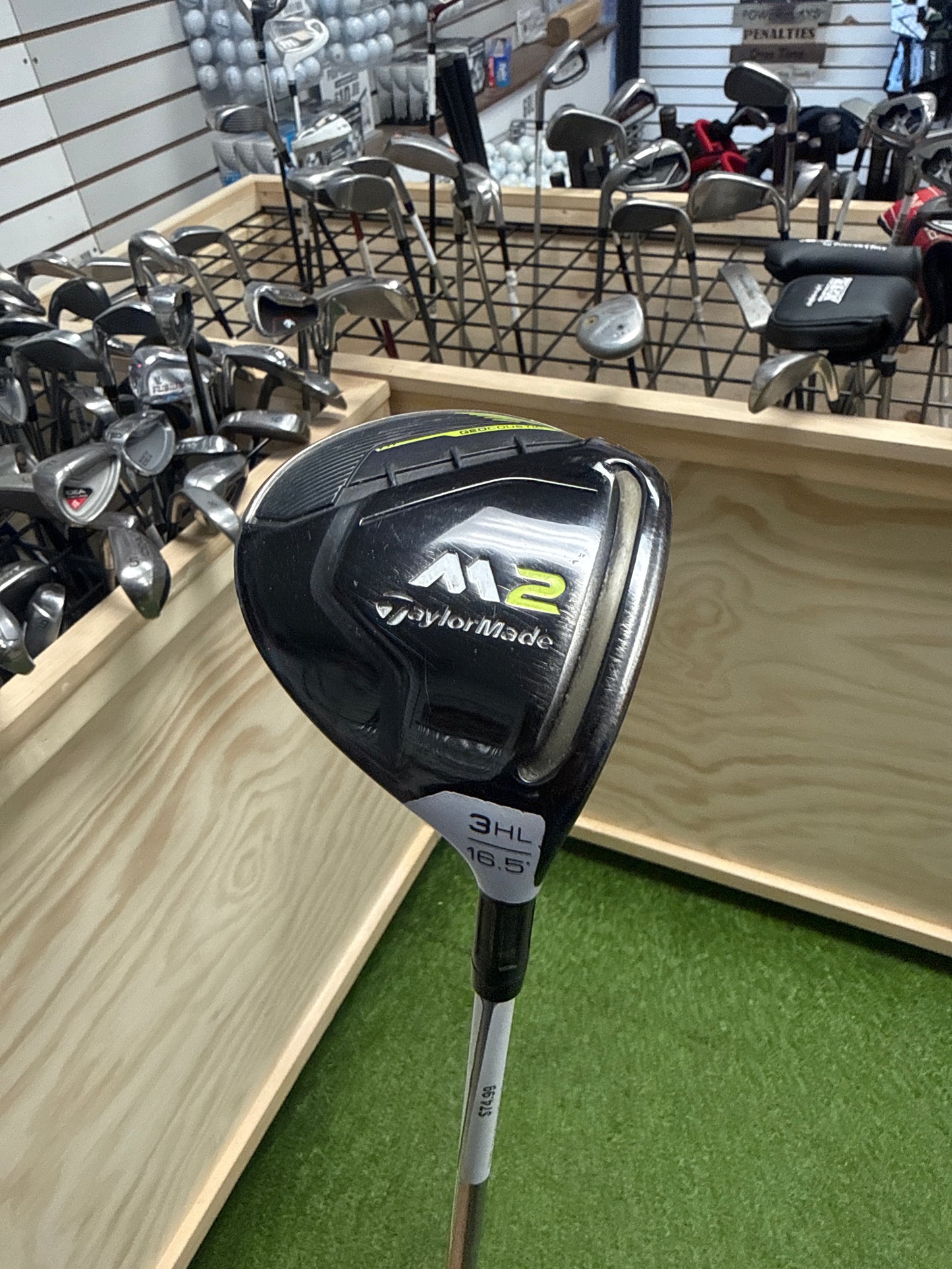 TaylorMade M2 GeoCaustic, Used 3 Wood, RH, Womens Flex