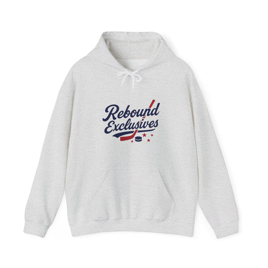 Rebound Exclusives Retro Hockey Hooded Sweatshirt | Cozy Unisex Hoodie
