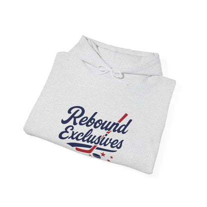 Rebound Exclusives Retro Hockey Hooded Sweatshirt | Cozy Unisex Hoodie
