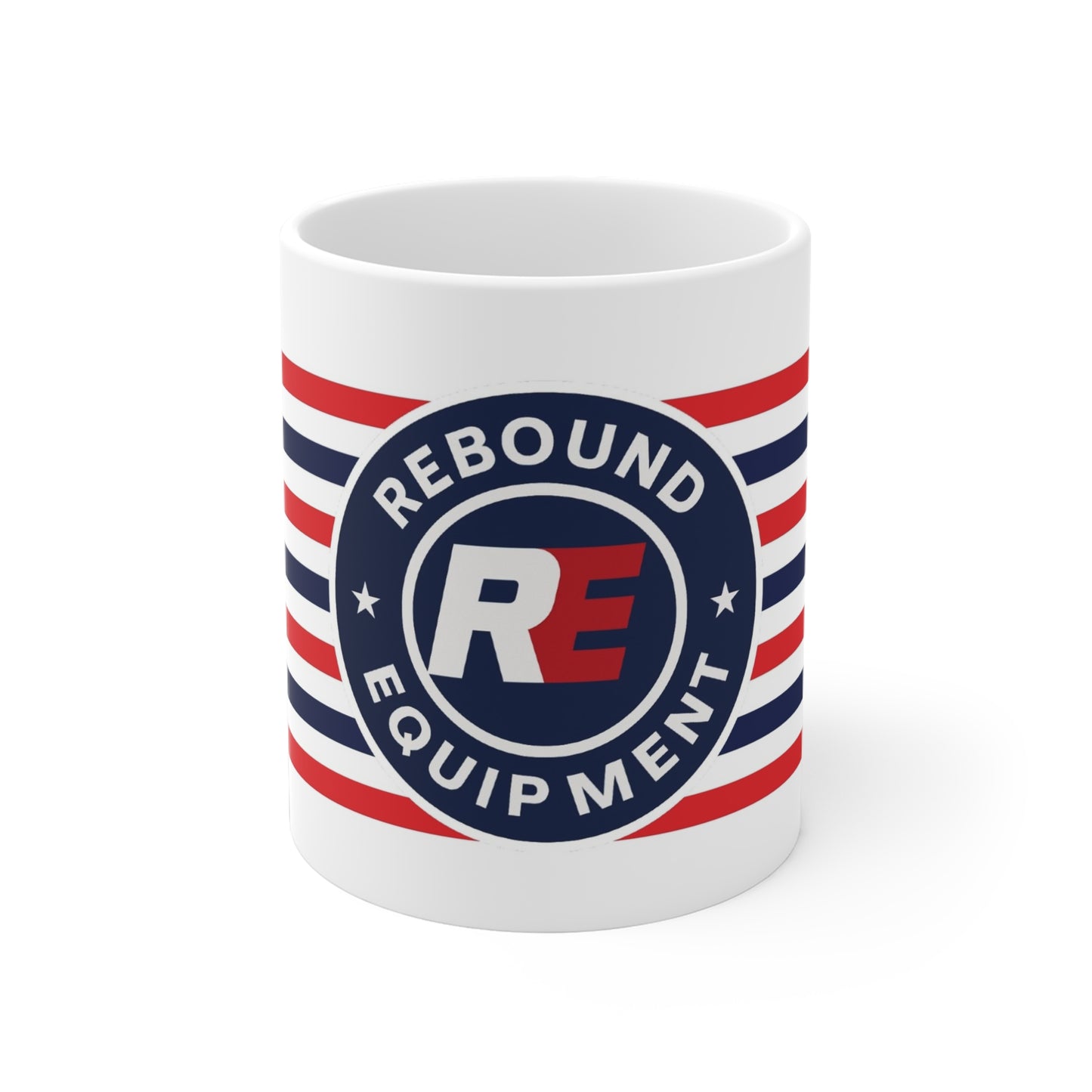 Rebound Equipment Ceramic Mug Stripes