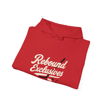 Rebound Exclusives Retro Hockey Hooded Sweatshirt | Cozy Unisex Hoodie