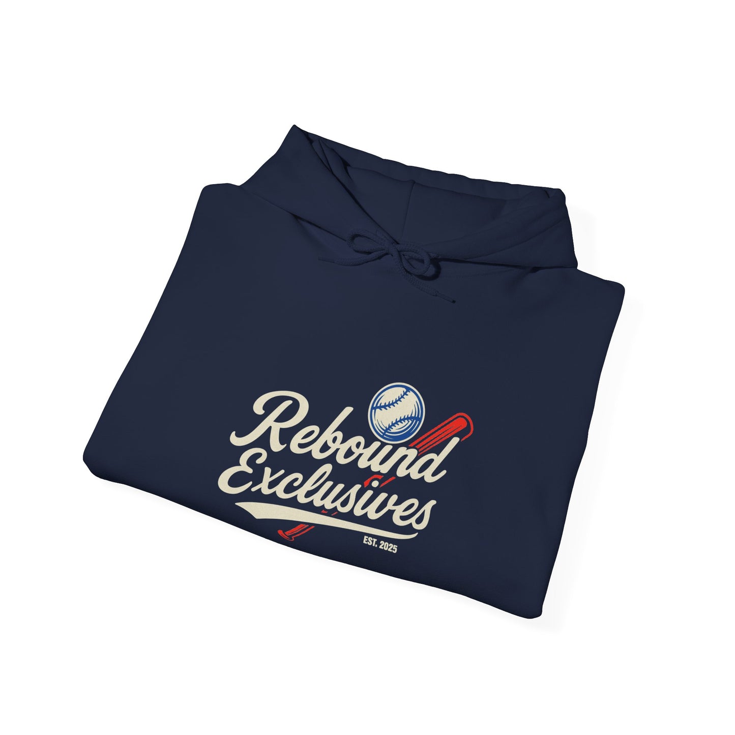 Rebound Exclusives Baseball Hooded Sweatshirt - Cozy Unisex Style for Sports Lovers