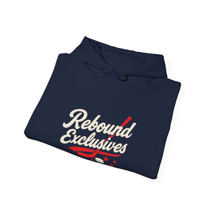 Rebound Exclusives Retro Hockey Hooded Sweatshirt | Cozy Unisex Hoodie