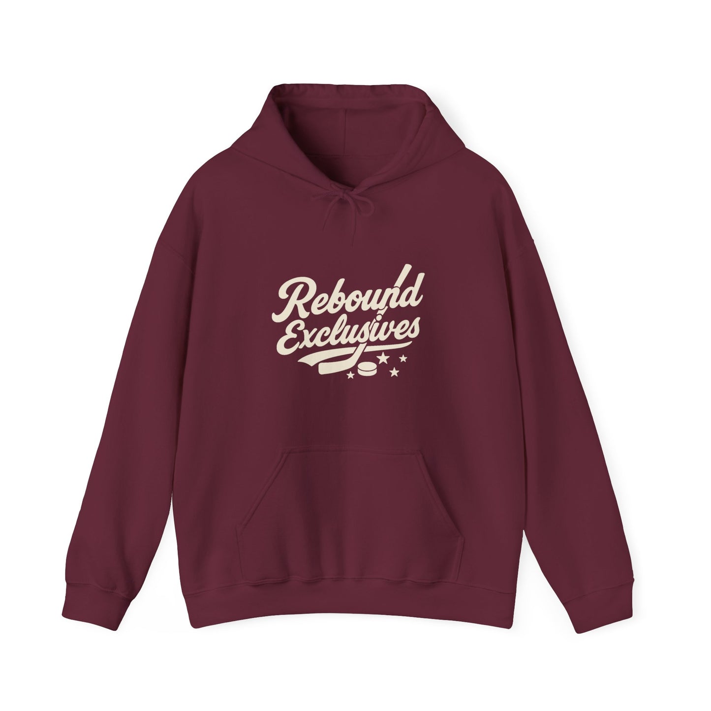 Rebound Exclusives Retro Hockey Hooded Sweatshirt | Cozy Unisex Hoodie