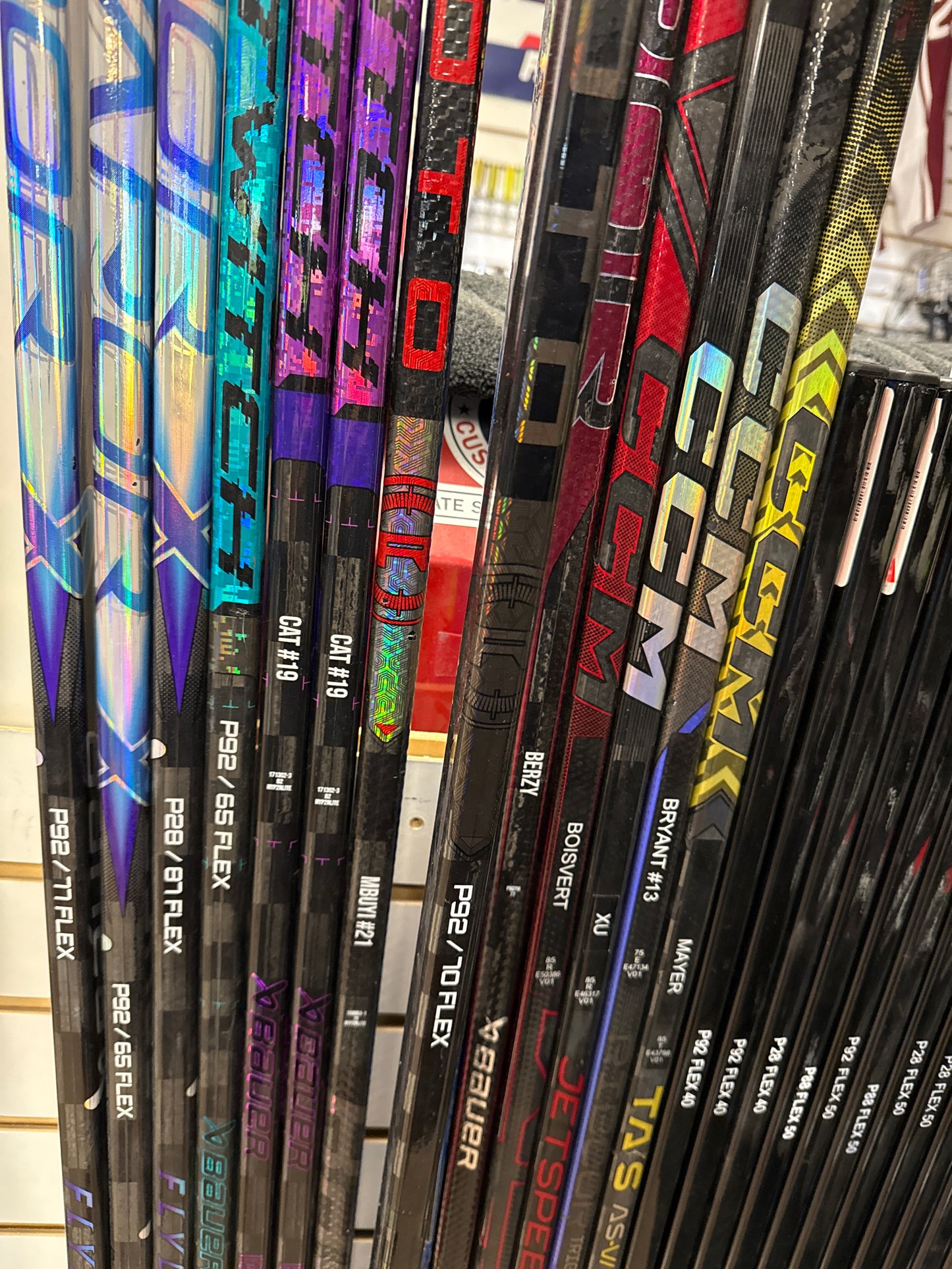 Bauer Proto R Black Graphic LH Pro Stock Refurbished