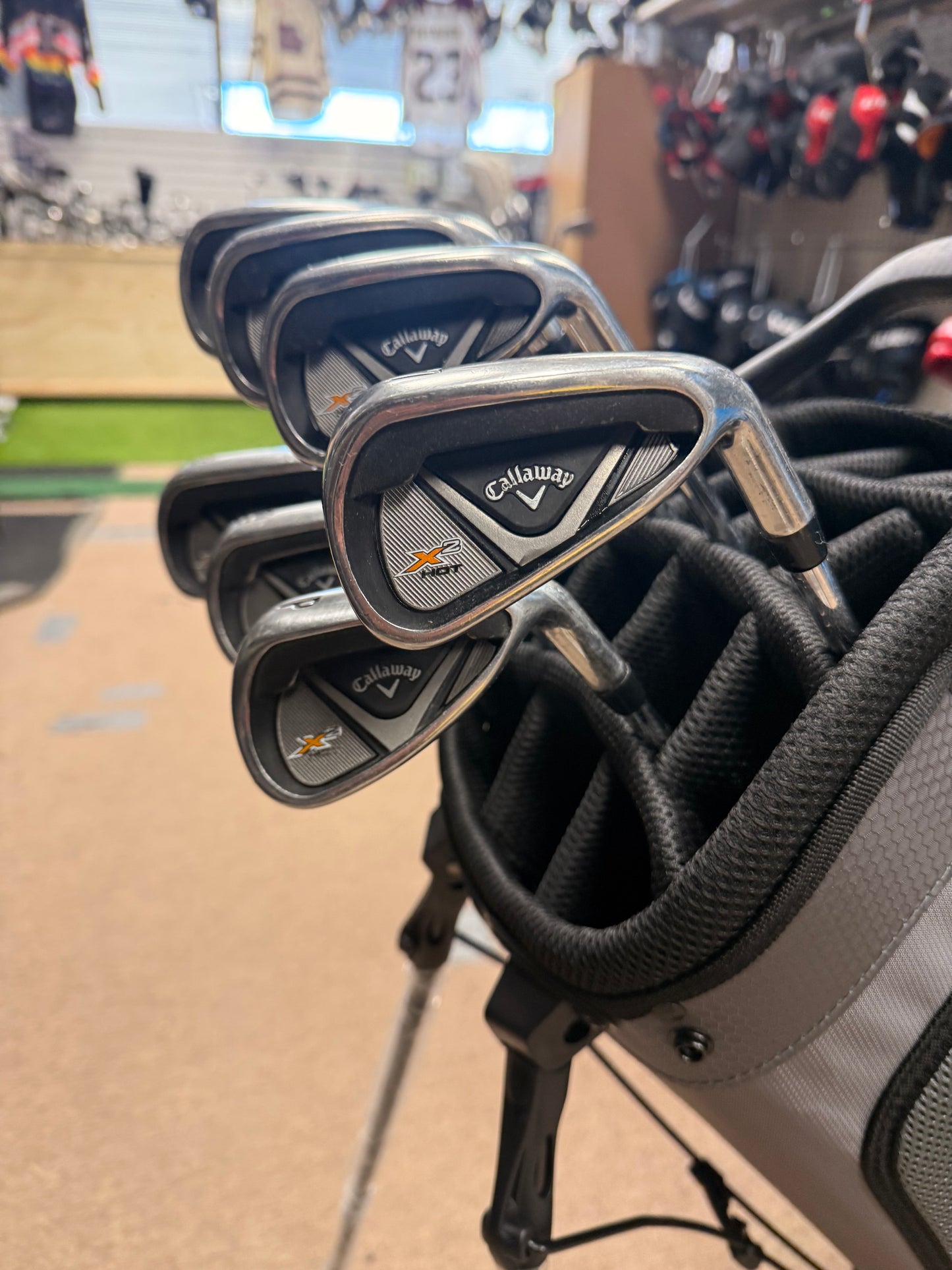 Callaway X2 HOT Club Iron Set 4-9 + PW / RH Used
