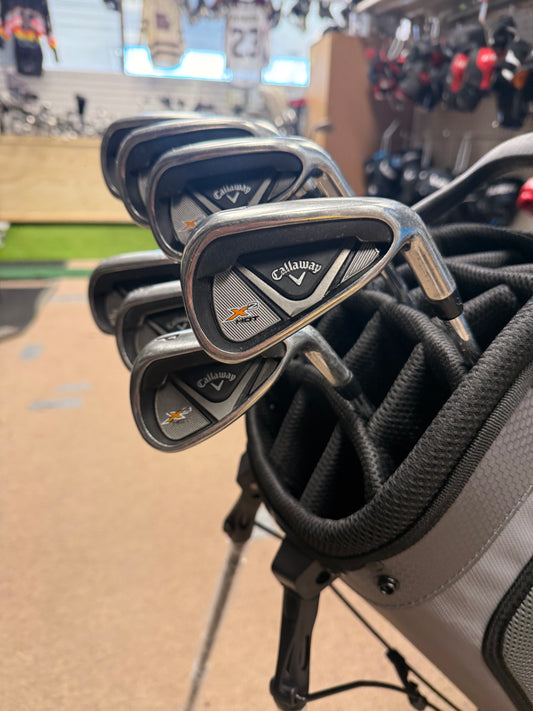 Callaway X2 HOT Club Iron Set 4-9 + PW / RH Used