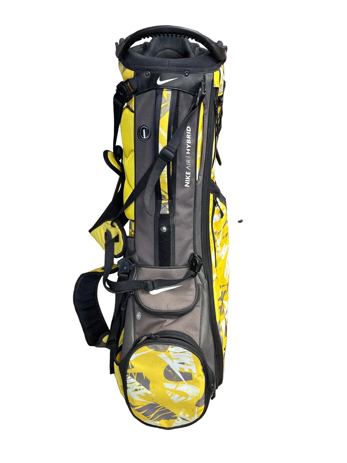 Nike Golf Used Yellow Golf Bag