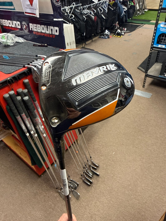 Callaway Mavrik Driver 9*Stiff Mitsubishi Graphite LH Used