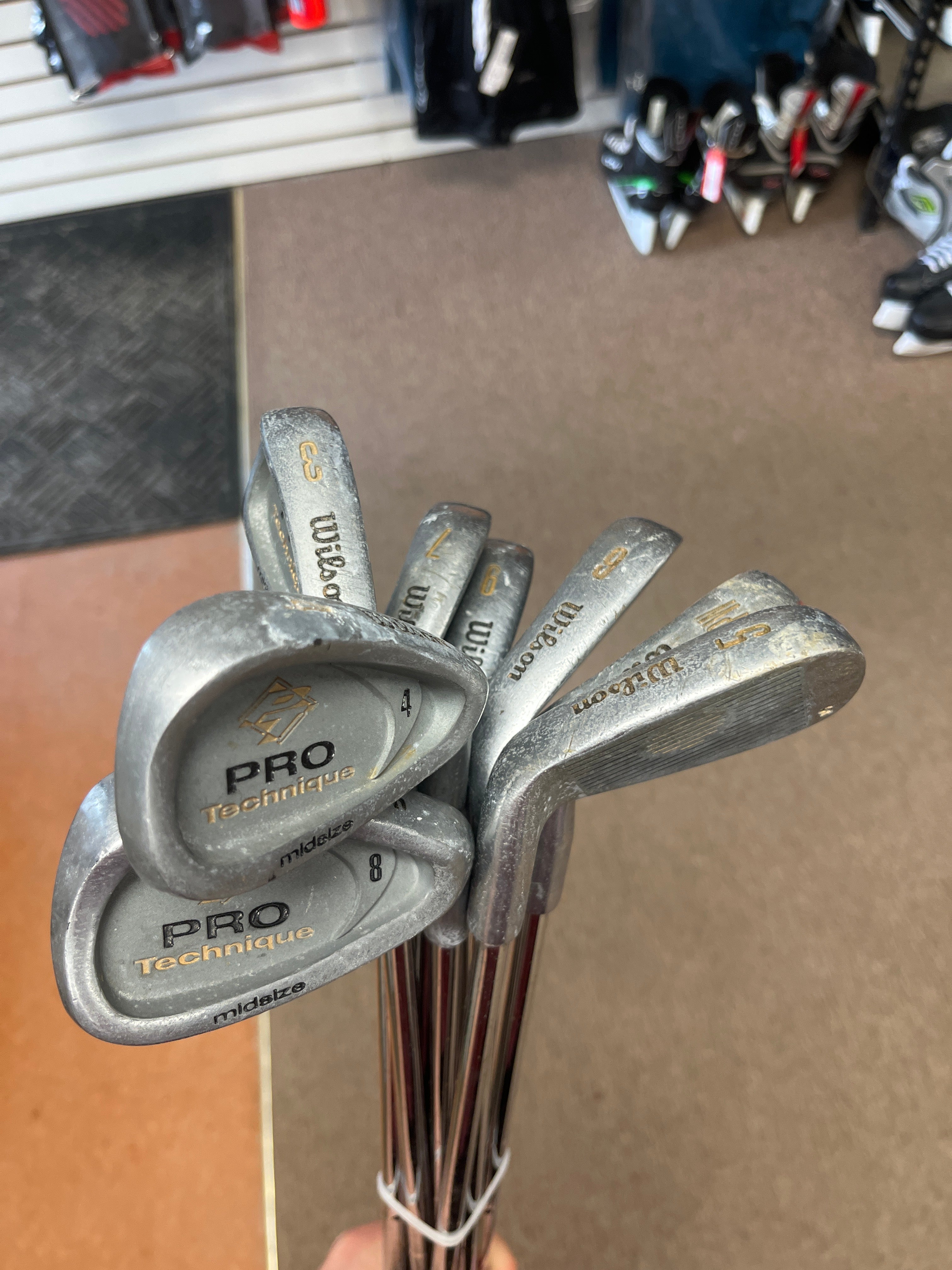 Proselect Irons Wilson Pro Technique Irons 3-PW - Right – Reboundequipment