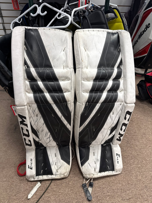 CCM E-Flex 4.5 Goalie Pads Used - 30+1