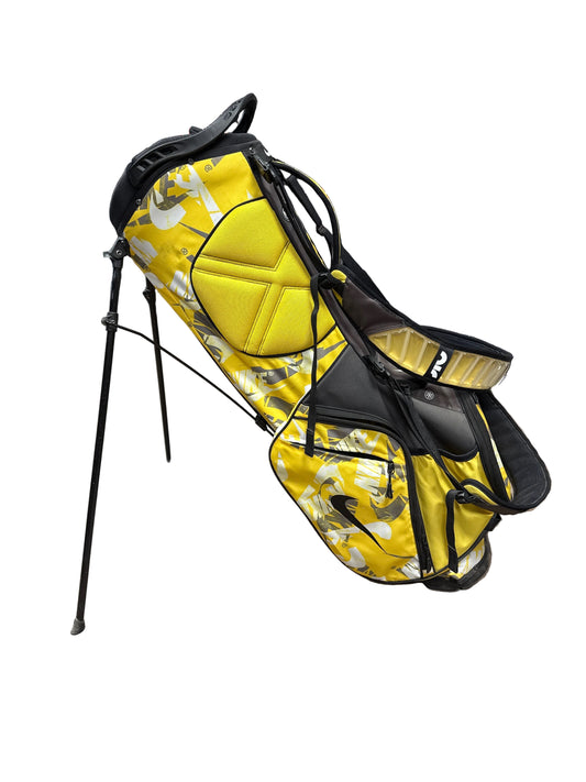 Nike Golf Used Yellow Golf Bag