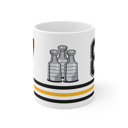 Hockey #87 Commemorative Hockey Coffee Mug Black Gold Champion