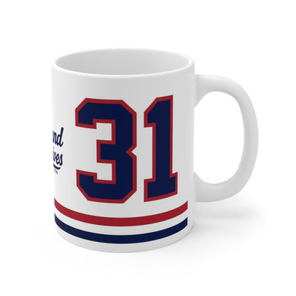 Rebound Equipment Exclusives #31 Blue White Red Coffee Mug Hockey