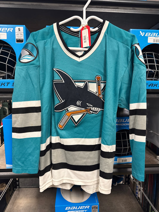 San Jose Sharks Vintage CCM Home Jersey Medium