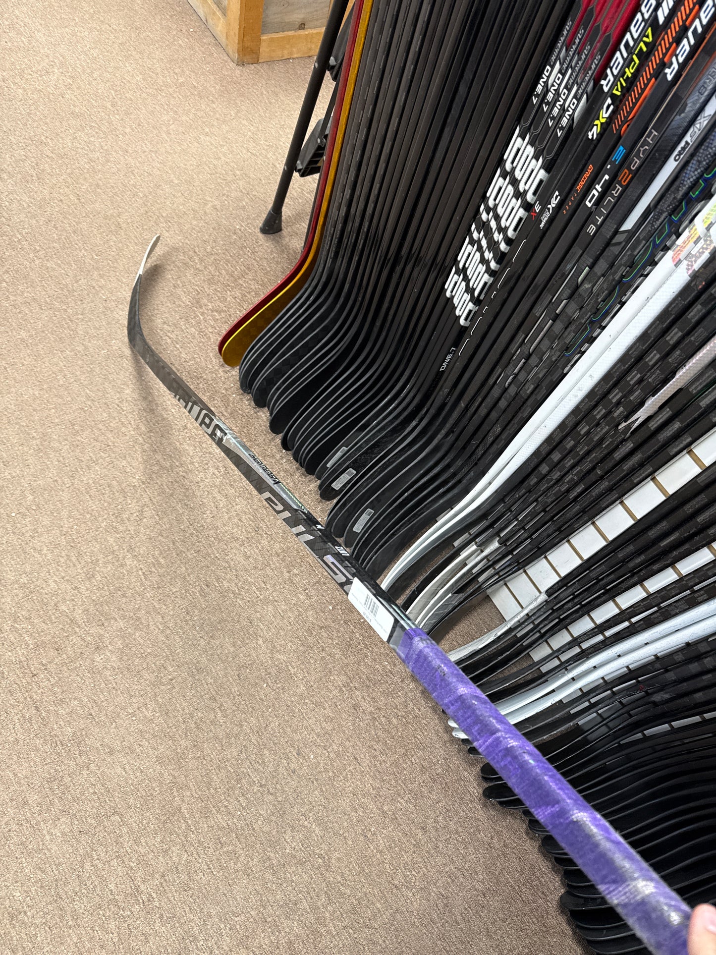 Bauer Pulse LUTZ Black/Silver Graphic, Refurbished LH