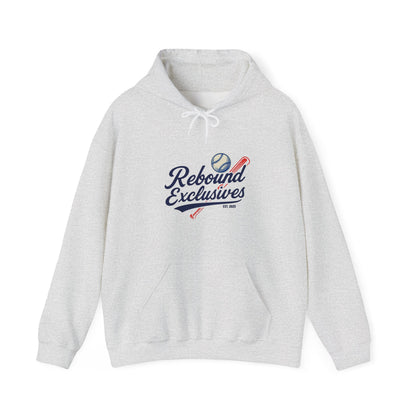 Rebound Exclusives Baseball Hooded Sweatshirt - Cozy Unisex Style for Sports Lovers