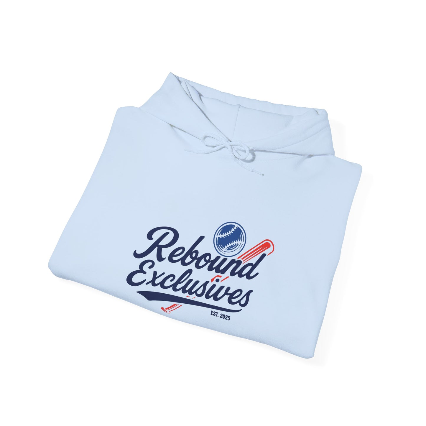 Rebound Exclusives Baseball Hooded Sweatshirt - Cozy Unisex Style for Sports Lovers