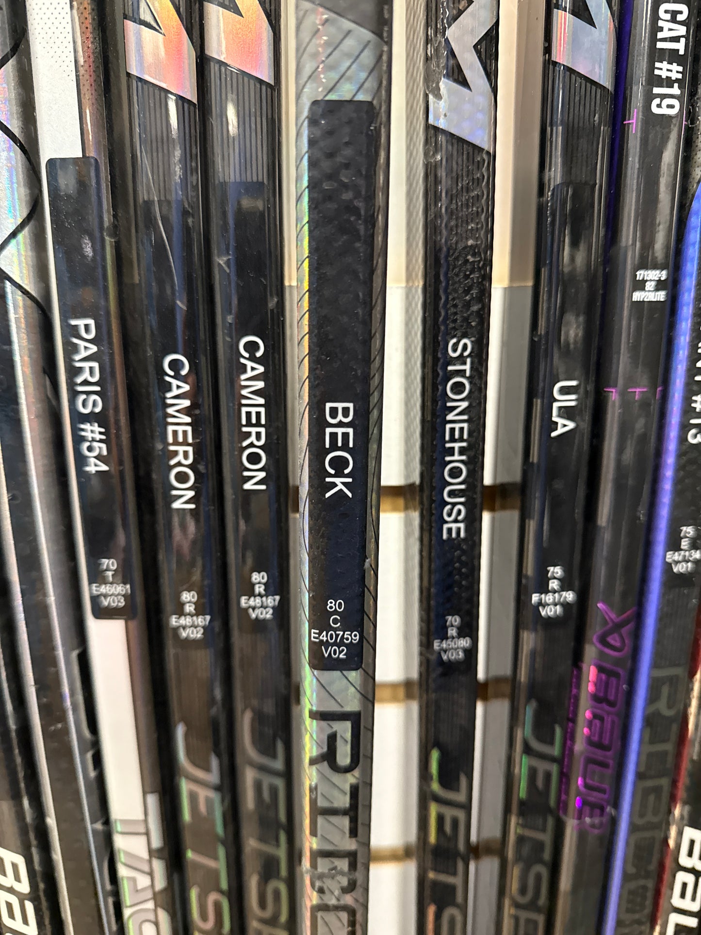 CCM Ribcor Trigger 8 Pro Stock Stick, Owen Beck Petes Refurbished