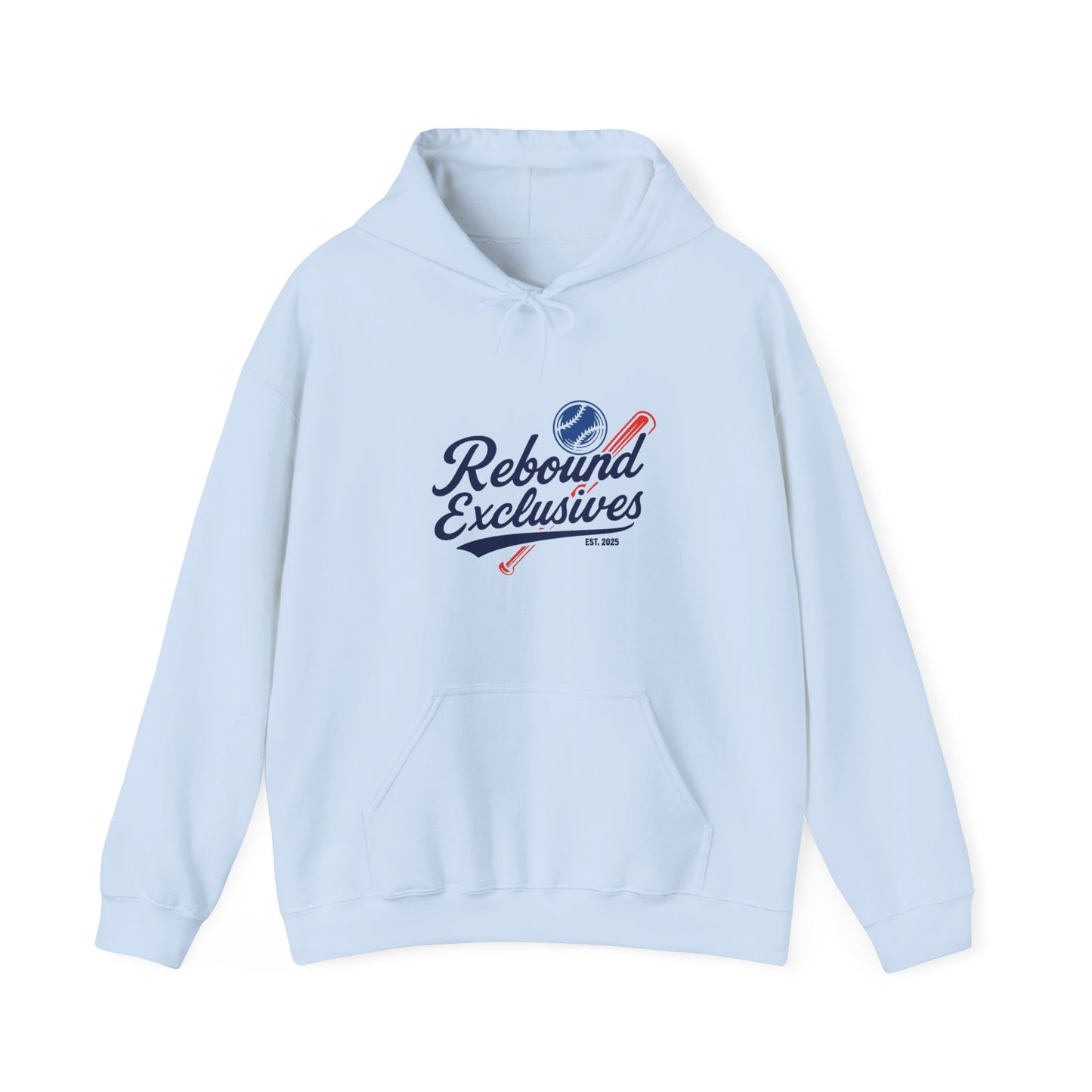 Rebound Exclusives Baseball Hooded Sweatshirt - Cozy Unisex Style for Sports Lovers
