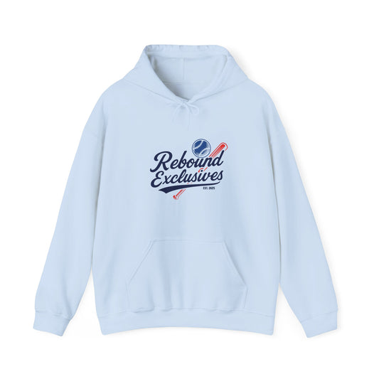 Rebound Exclusives Baseball Hooded Sweatshirt - Cozy Unisex Style for Sports Lovers