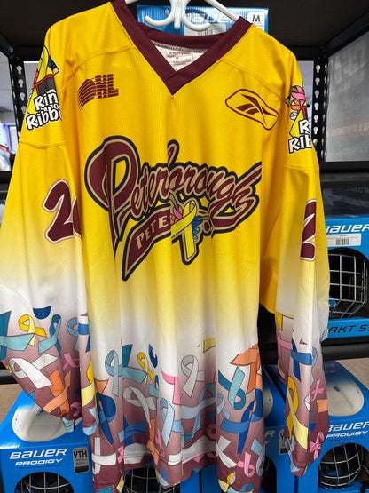 Alan Quine Peterborough Petes Rink Of Ribbons Jersey Autographed