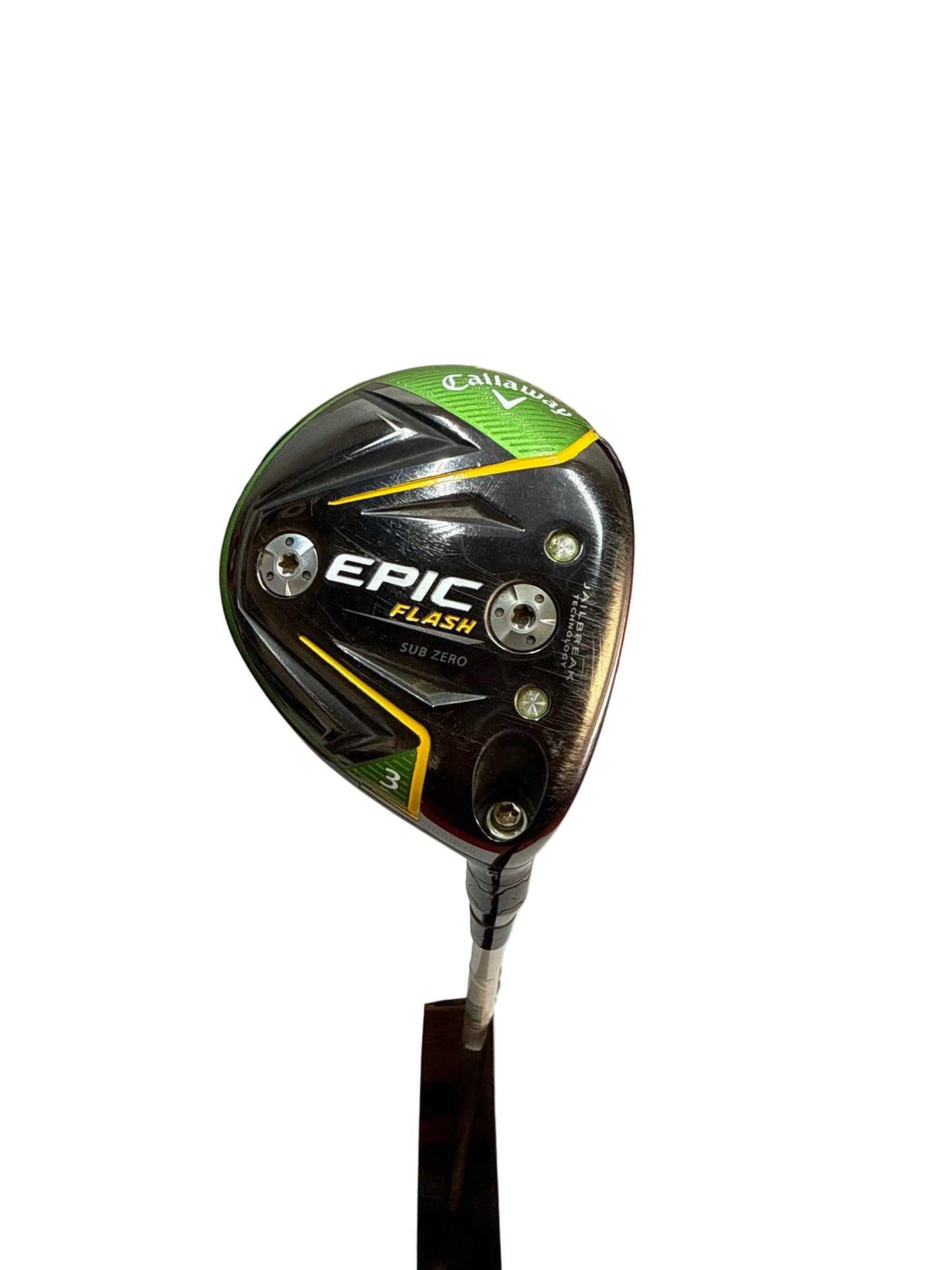 Callaway Epic Flash Sub Zero 15* 3-Wood Graphite Shaft Stiff Flex RH