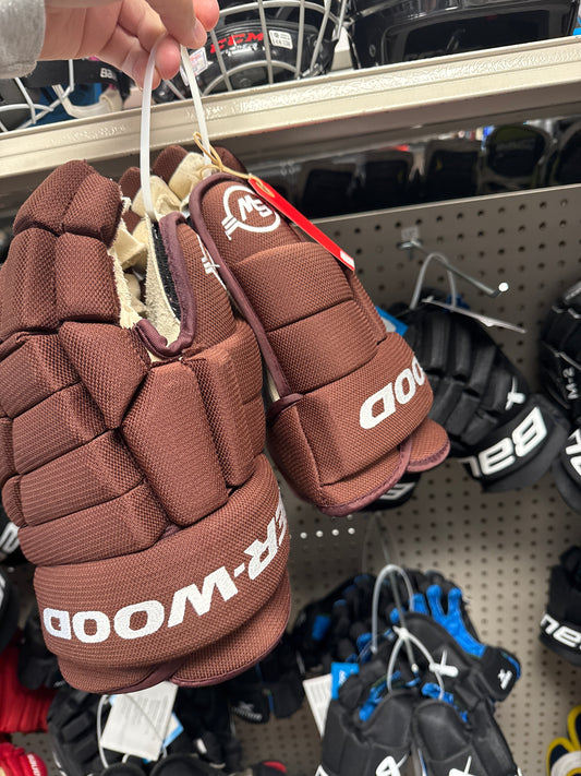 Sherwood BPM 090 Used Hockey Gloves Brown 13"