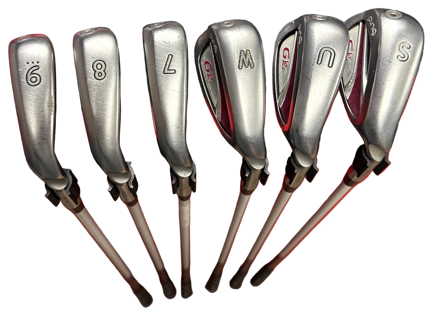 Ping G LE2 Iron Set 7-9, Wedges S, U, W, Hybrids RH Used Ladies