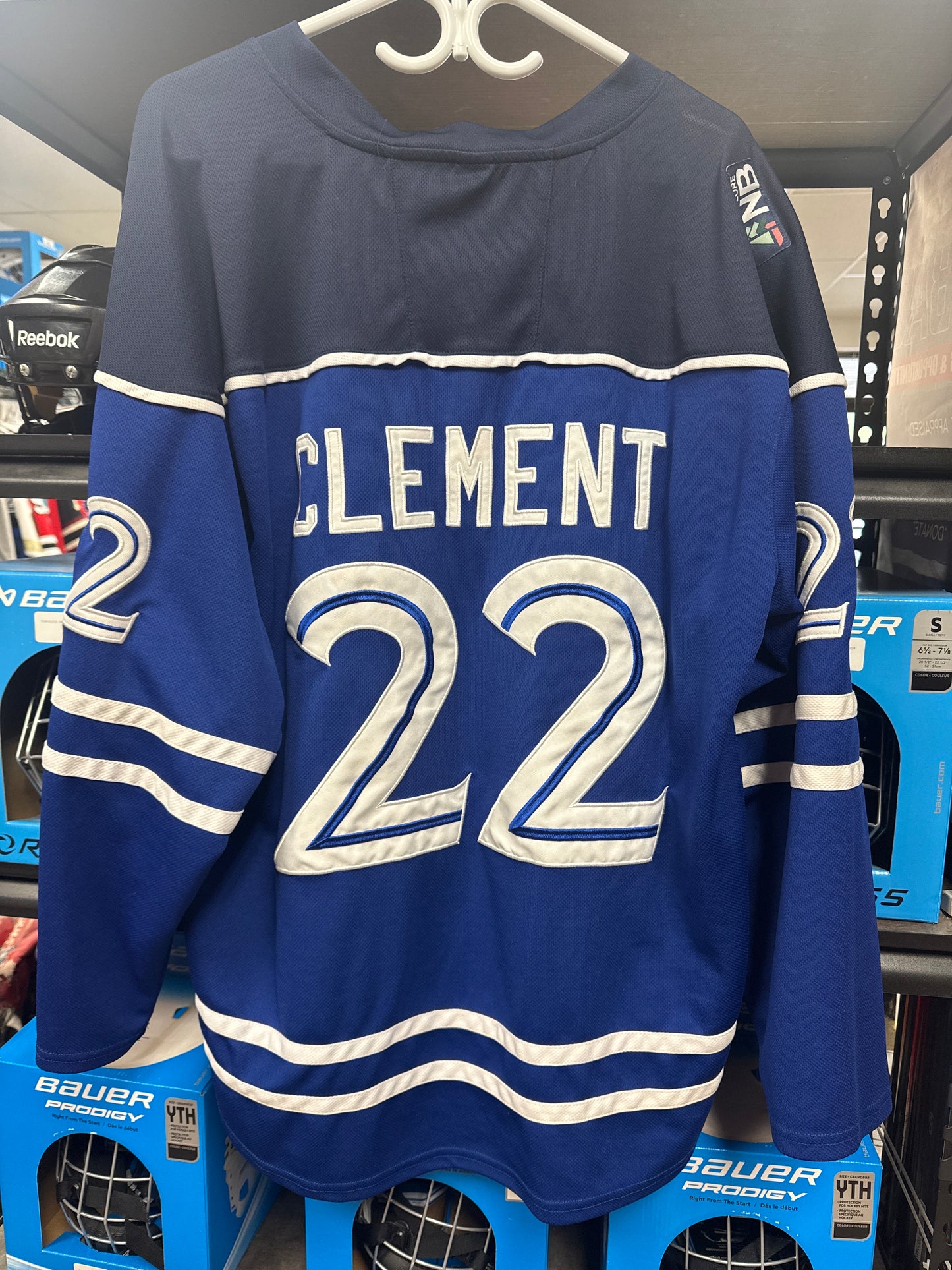 Ernie Clement Toronto Blue Jays Hockey Jersey April 27 2026