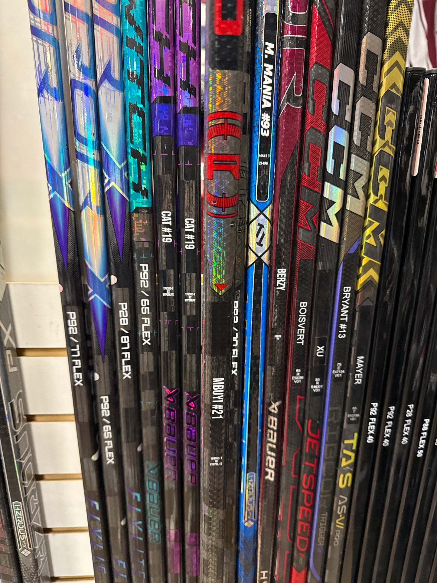 Bauer Proto R Black/Red Graphic LH Pro Stock Pierce MBUYI Refurbished