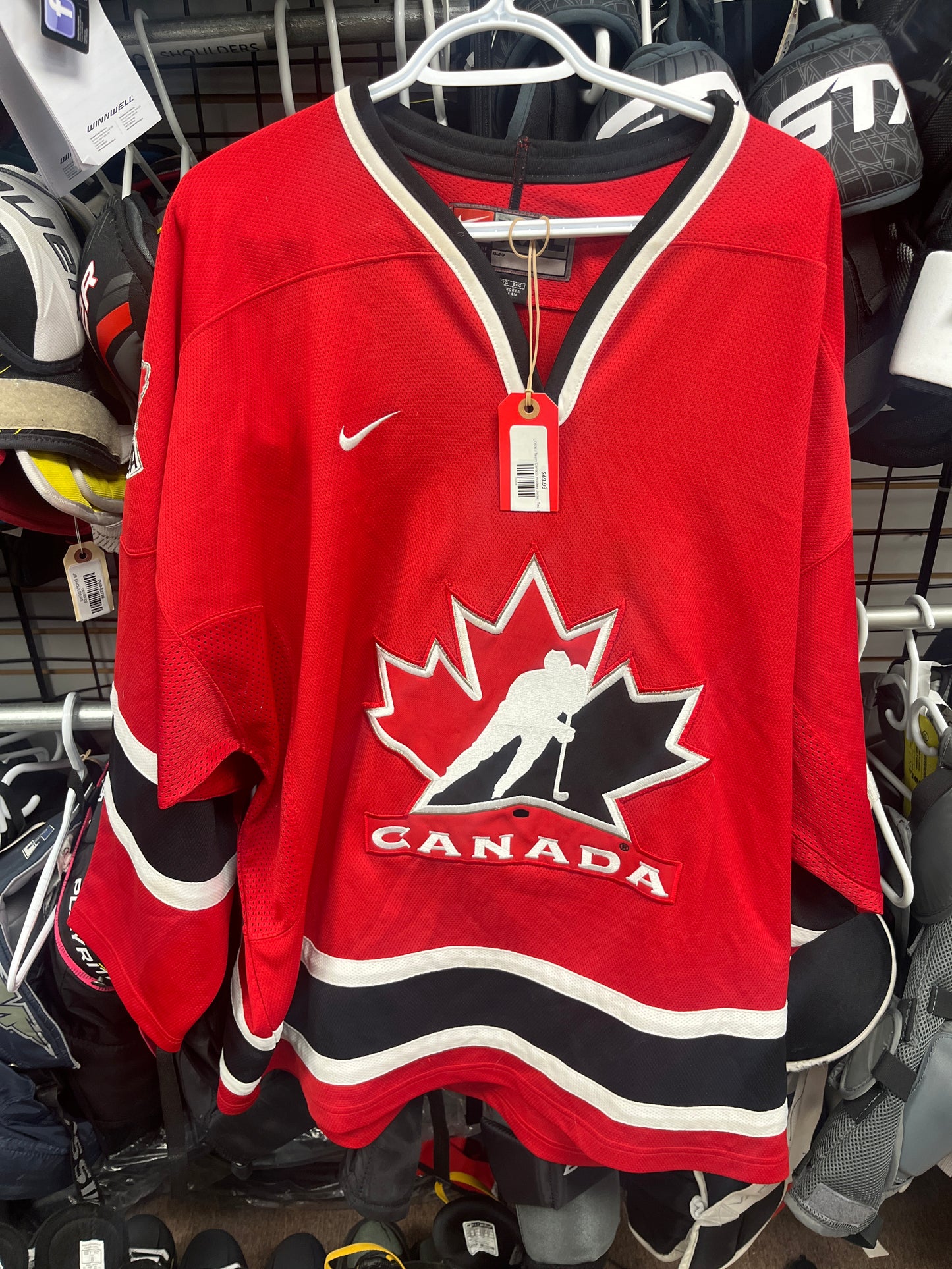 Team Canada Hockey Jersey Red Sz XXL