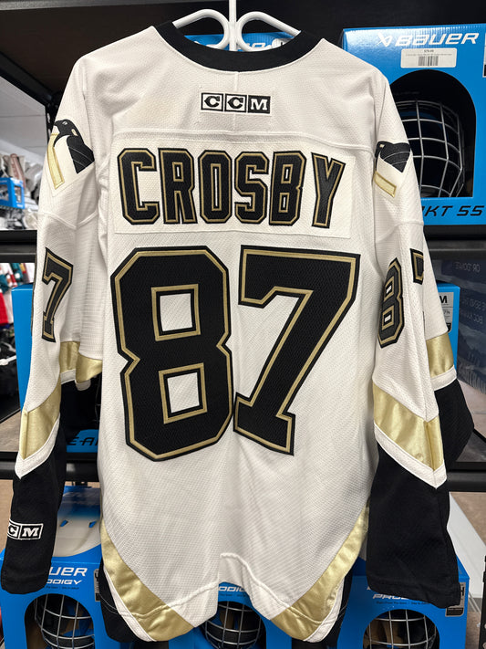 Pittsburgh Penguins Crosby #87 CCM White XXL Jersey