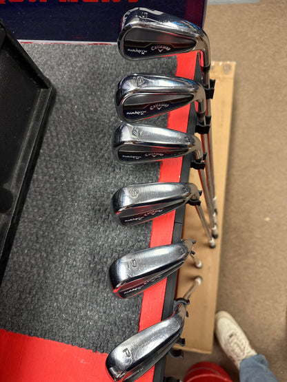 Callaway Paradym X Iron Set 5-9 + PW, Used RH