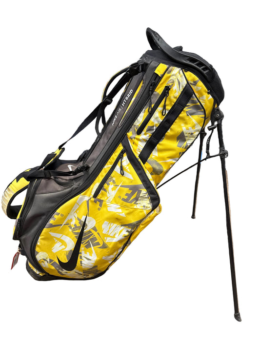 Nike Golf Used Yellow Golf Bag